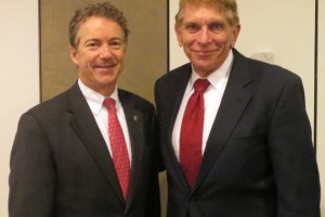 Senator Rand Paul (R-KY) and William J Murray.