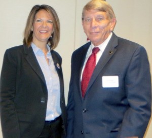 Dr. Kelli Ward and GING-PAC chairman William J. Murray