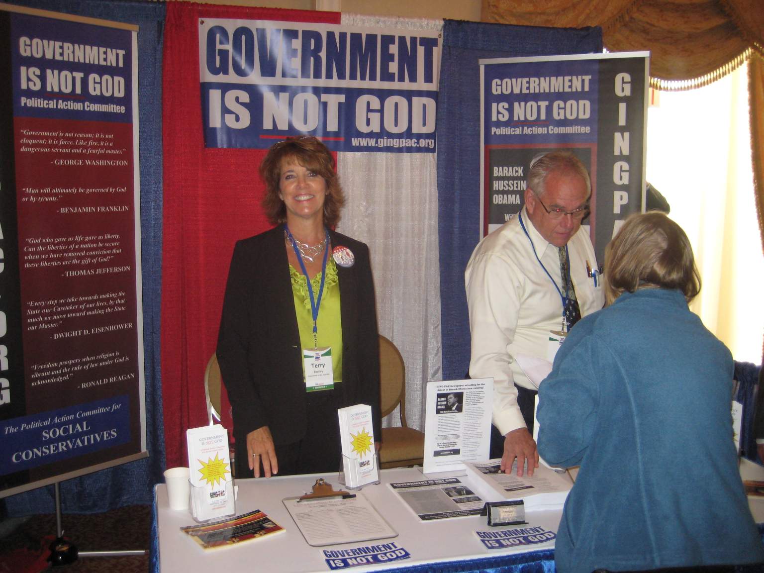 GING-PAC exhibit at Values Voters Summit